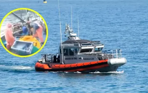 El barco se hundi� cerca de Punta Arenas.
