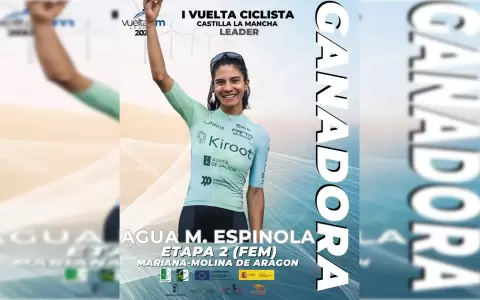 Agua Marina Esp�nola hace historia: primera ciclista paraguaya en conquistar la Vuelta Castilla-La Mancha