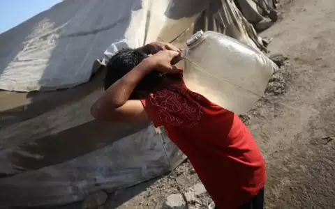 Hay zonas donde el acceso al agua potable es cr�tico, como en la Franja de Gaza.