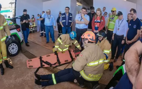 El operativo forma parte del plan sanitario que garantiza respuesta r�pida ante emergencias durante el evento internacional.