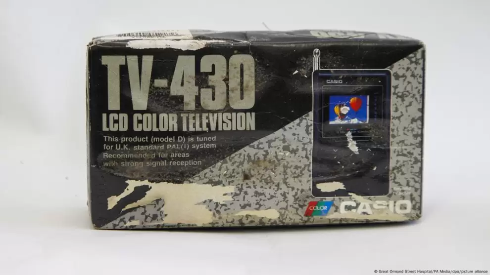 La televisión portátil marca Casio de la princesa Diana.