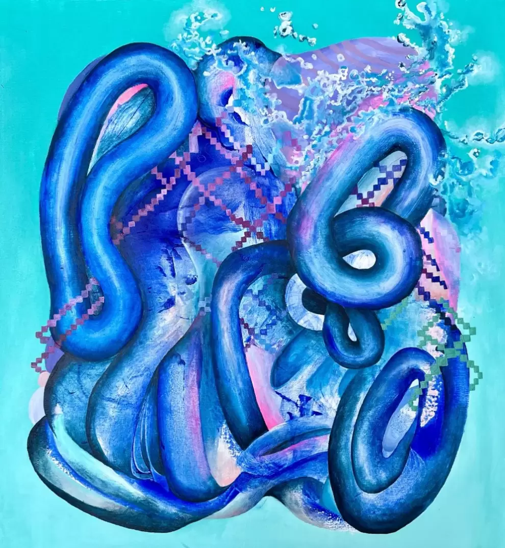Sebasti�n Boesmi, Liquid glitch (2023). Cortes�a