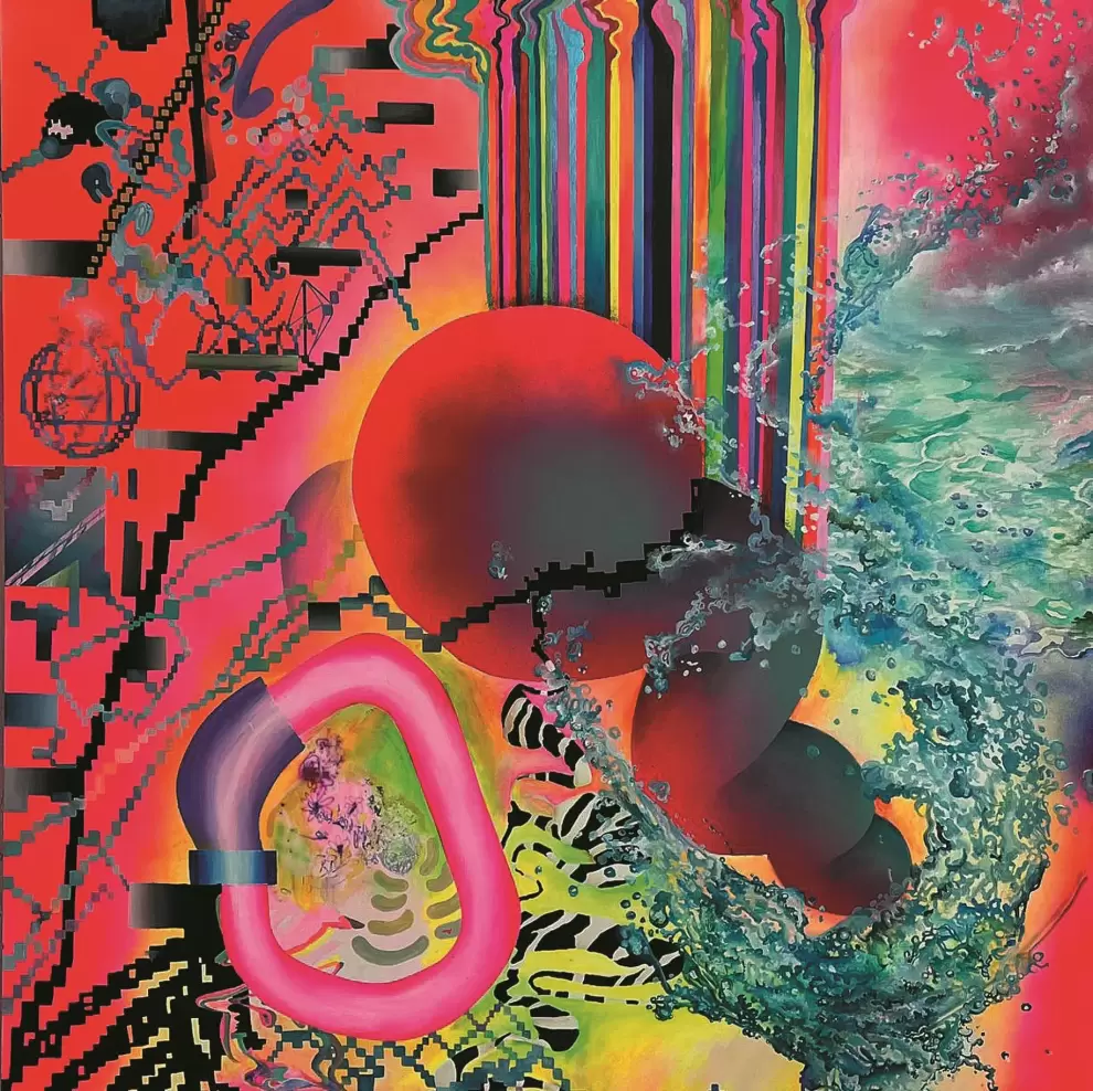 Sebasti�n Boesmi, Liquid Glitch (2023). Cortes�a