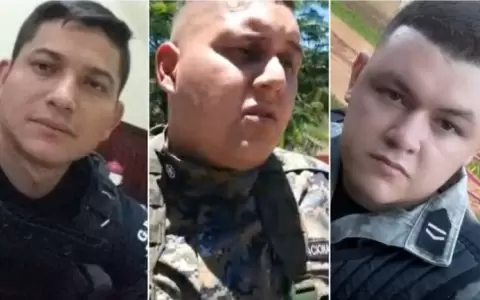 Los tres oficiales corruptos, seg�n determinaci�n de la Justicia.