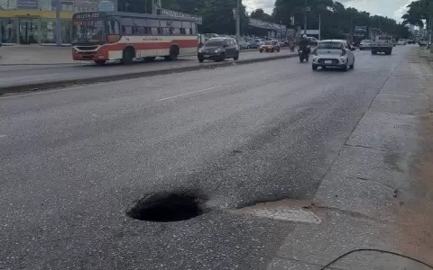 Bache en Acceso Sur.