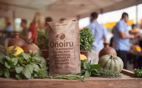 Yerba mate org�nica con destino a Europa.