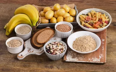 Alimentos con carbohidratos.