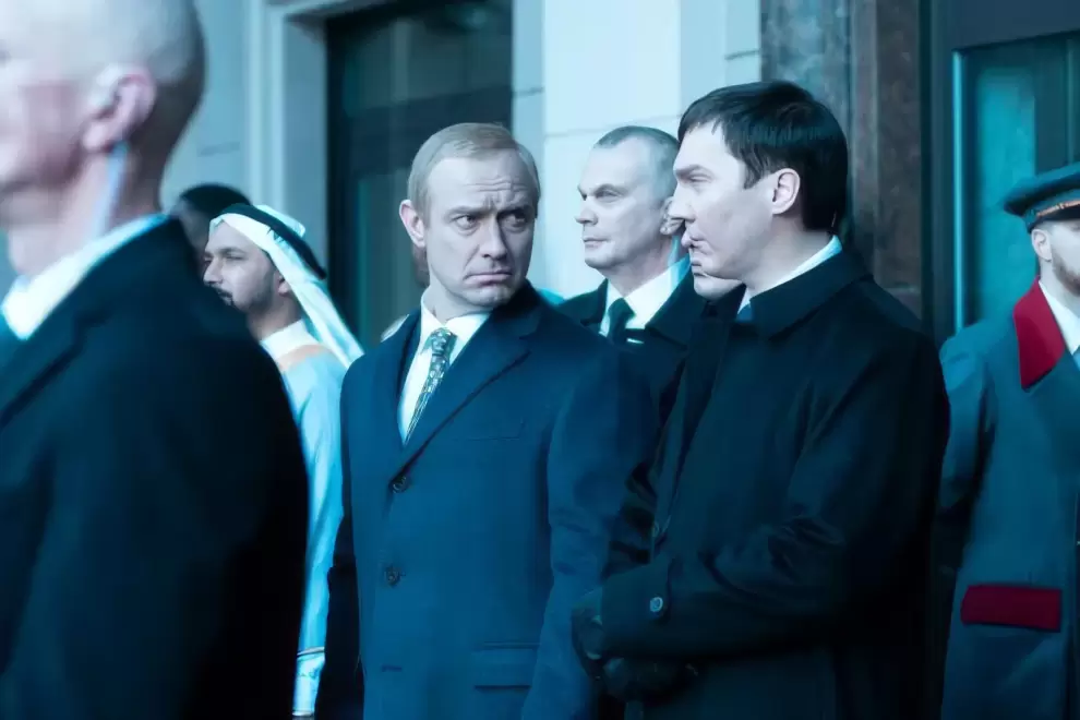 The Wizard of the Kremlin, dirigida por Olivier Assayas. Fotograma