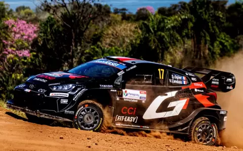 Rally del Paraguay 2025: S�bastien Ogier es el l�der tras la segunda etapa