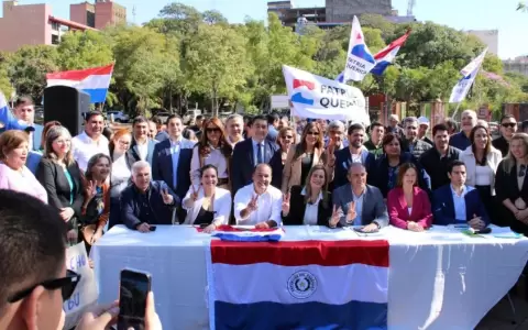 Oposici�n en Asunci�n con miras a las elecciones municipales 2026.