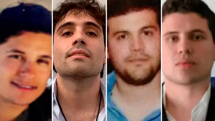 Los hijos de Joaquín "El Chapo" fueron señalados por el Departamento de Justicia como los responsables de envenenar a EEUU con fentanilo (Infobae).
