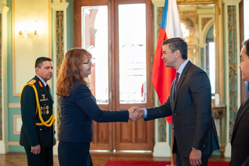 Peña recibió las cartas credenciales de nuevos representantes extranjeros.