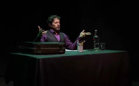 Puesta en escena de "Psic�pata" (Foto: Dani Gonz�lez)