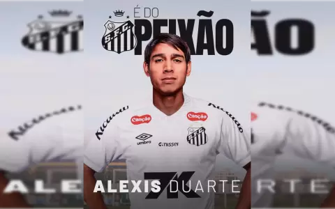 El Santos de Neymar da la bienvenida a Alexis "Pulpito" Duarte