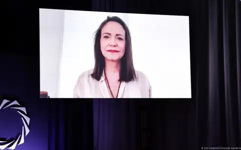 Mar�a Corina Machado recibi� en 2024 el Premio Vaclav Havel de Derechos Humanos otorgado por la Asamblea Parlamentaria d del Consejo Europeo.