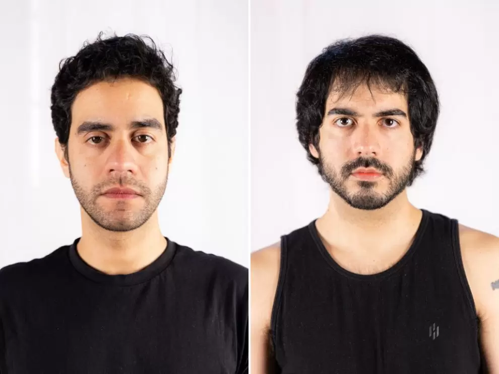 Alan Jara y Andr�s Capurro en "Dirty boys", dirigida por Nicol�s Sotomayor.