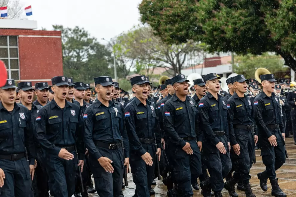 Conmemoraci�n del D�a del Polic�a Nacional.