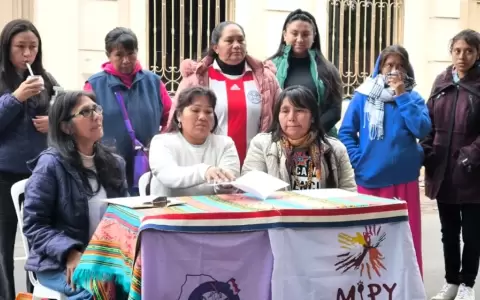 Mujeres ind�genas recordaron sus derechos y reclamos hist�ricos.