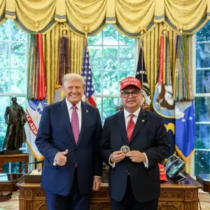 Filizzola cuestiona a Gustavo Leite por presentarse ante Trump con un kepi de su campa�a