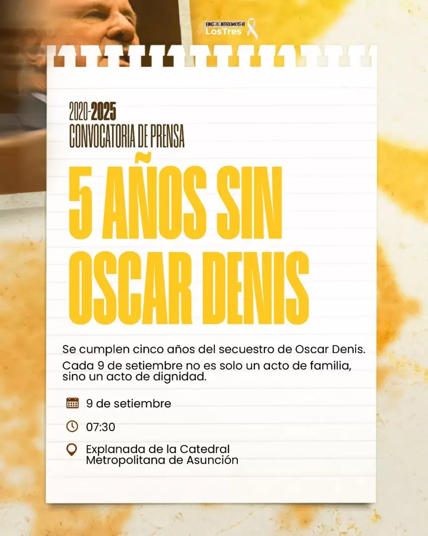 Acto organizado por la familia de �scar Danis.