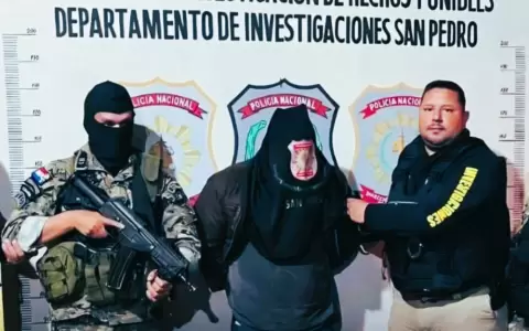 Detenci�n del presunto feminicida, Derlis Adilson D�valos.