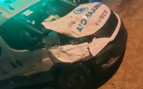 As� qued� la ambulancia.