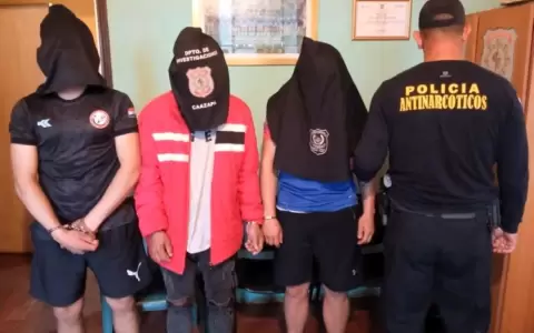 Tres hombres fueron detenidos bajo sospecha de integrar la banda