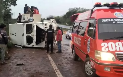 Accidente de tr�nsito en Caaguaz�.