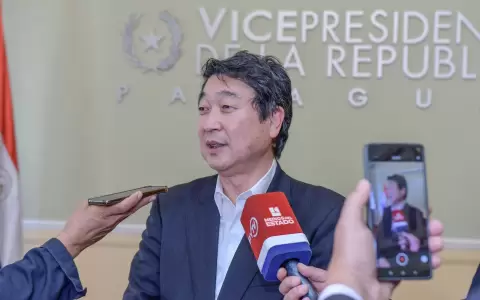 El vicepresidente, Pedro Alliana, recibi� al embajador de Jap�n en Paraguay, Katsumi Itagaki.
