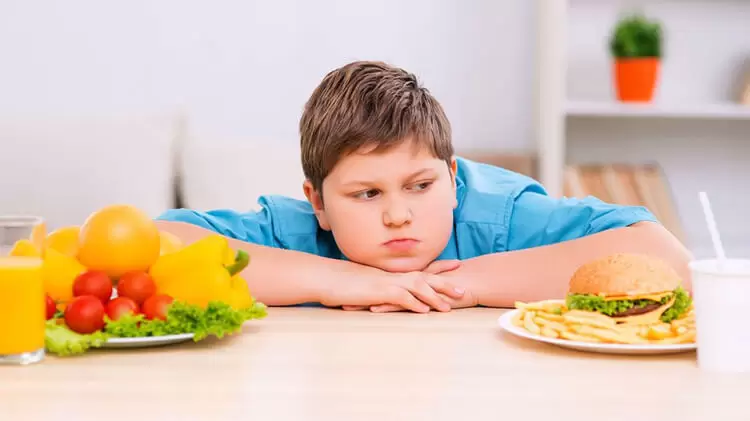 Obesidad infantil: discordia en medio de comidas saludables y comidas chatarras. Foto: cardiavan