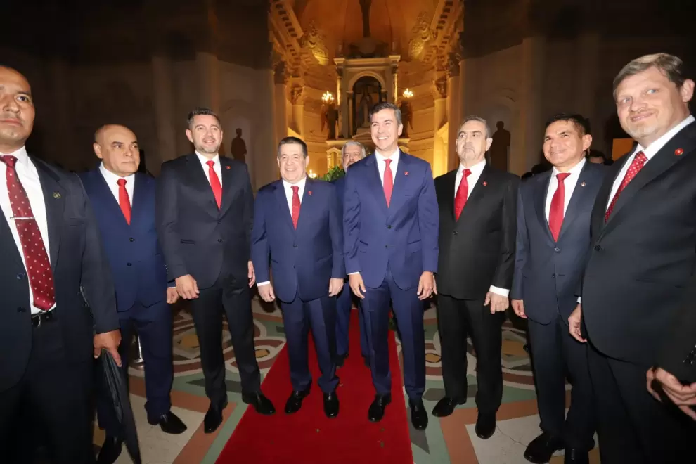Aniversario de la ANR en el Pante�n de los H�roes.
