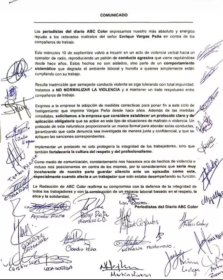 comunicado
