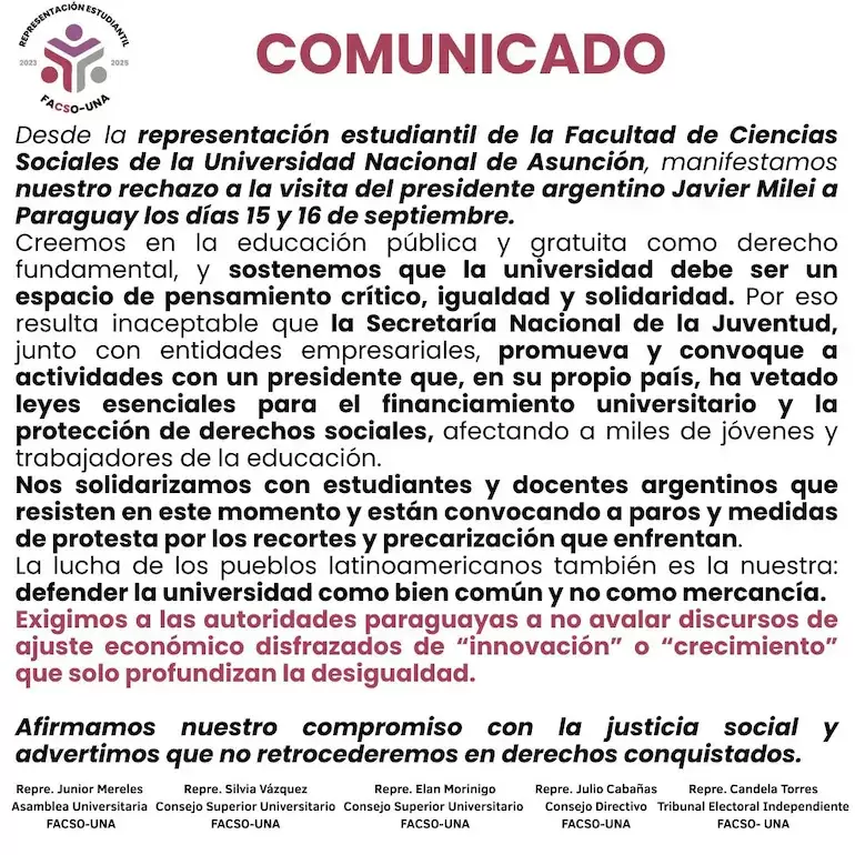Comunicado.