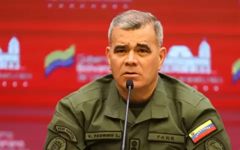 Vladimir Padrino L�pez, ministro de Defensa del r�gimen de Maduro