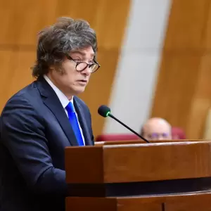 Javier Milei en el Congreso paraguayo: "El Estado no debe ser un obst�culo para el desarrollo"