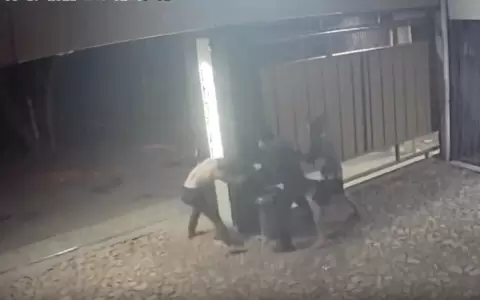 Cobarde golpiza a un joven en San Lorenzo.