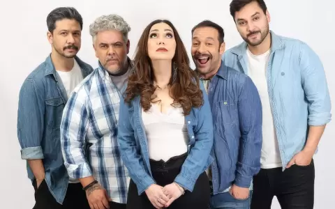 Elenco de "Algunos maridos van al cielo", dirigida por Ka'i Barreto y Marcela Gilabert.