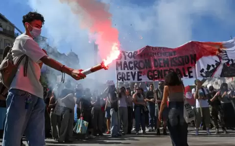 Protestas en Francia.