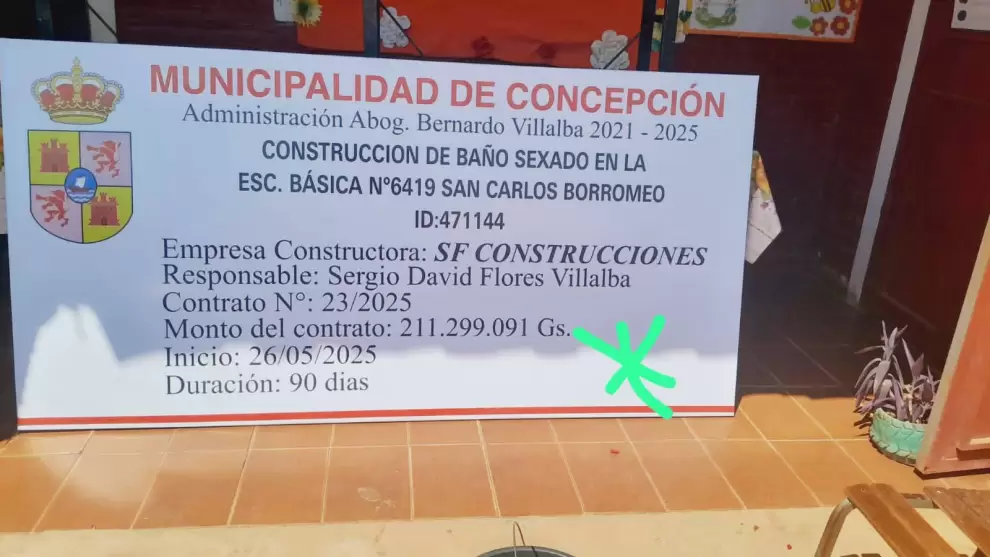 Baño en Concepción.