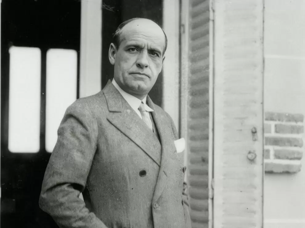 José Ortega y Gasset en Aravaca (1929). (Foto: Fondo Documental Marino Gómez-Santos)