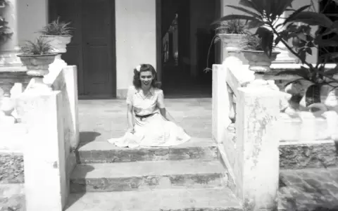 Edith Jim�nez en Villa Silvia (1931)