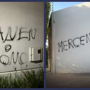 Pintatas con amenaza de muerte en las casas de Richard Ortiz y Derlis Gonz�lez: "Ganen o plomo"