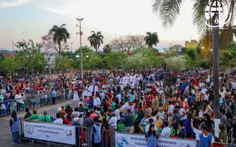 Misa por la Juventud en Caacup�.