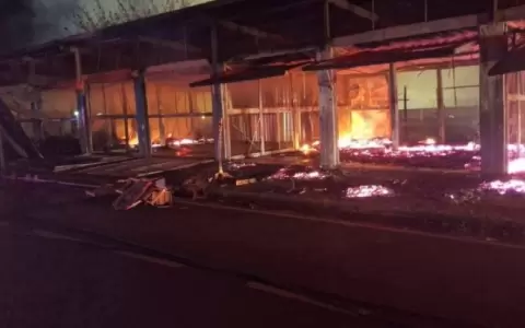 Incendio afect� grandemente a varias familias de Caaguaz�.