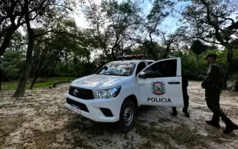 La Polic�a intervino en el levantamiento del cuerpo.