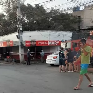 Explosión de garrafa en pollería deja grave al propietario en Fernando de la Mora