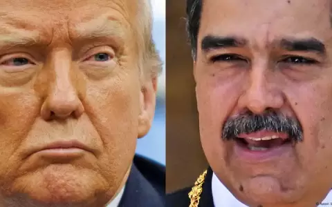 Donald Trump y Nicol�s Maduro.