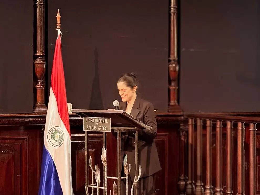 Adriana Ortiz, ministra de Cultura.