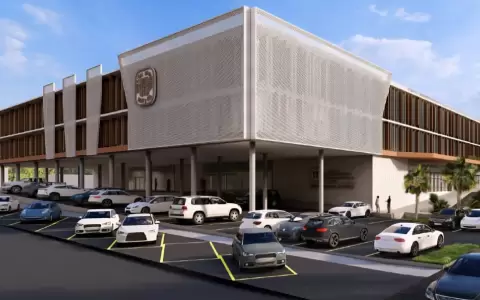 Maqueta del nuevo Hospital Nacional de Itaugu�.