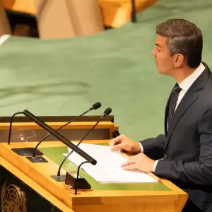 "Una oportunidad para mostrar la voz de Paraguay en el mundo", dijo Pe�a tras la firma del acuerdo de paz en Gaza